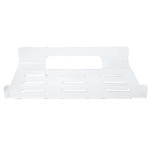 2Sets Clear Acrylic Home Router Holder Wall Mount Storage Rack