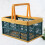 3Pcs Multi Foldable Folding Basket Plastic Storage Basket with Handle 9