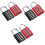 Set Of 3 Combination Padlock For Suitcase Code Backpack Locks Travel 5