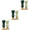 6Pcs Scrapbooking Stamper Handle Wood Assorted Colorful Handles 5