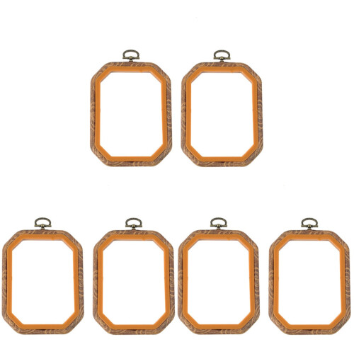 6 Pcs Cross Stitch Circle Three-Dimensional Embroidery 1