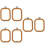 6 Pcs Cross Stitch Circle Three-Dimensional Embroidery 7