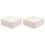2Pièces Bois Beige Simple Pour Et Cadeaux 2