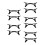 10Pcs Black Breathable Chin Strap for Sleeping Adjustable Stop Snoring 6