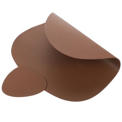 Table Cup Pad Rectangular For Home 5 Sets 45.5x36.5x0.2cm