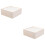 2Pièces Bois Beige Simple Pour Et Cadeaux 6