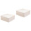 2Pièces Bois Beige Simple Pour Et Cadeaux 4