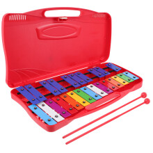 2Sets Red Metallophone Percussion Instrument Toy for Kids Toddlers