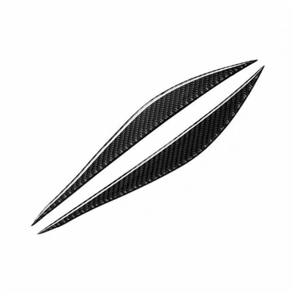 Headlight Eyebrow Carbon Fiber Eyelid Cover Stylish Trim For Bmw F30 3 Series 20132017 9070919796371