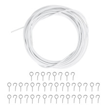 2 Count Curtain Rope With Hook Office Wire For Hanging Curtains Cord