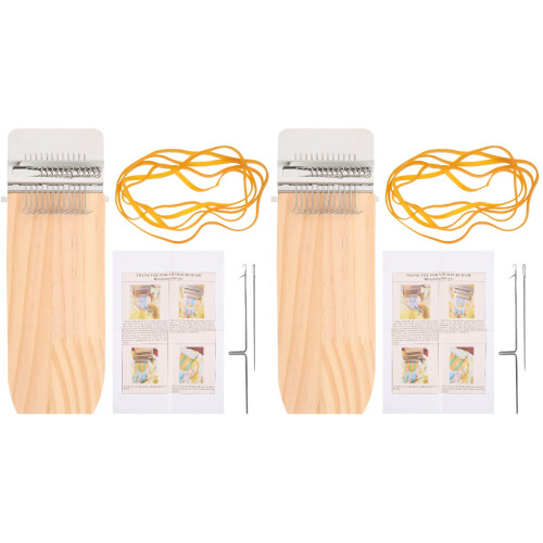2 Sets Sewing Machines Needle Knitting Small Loom Sweater Making Tool 1