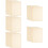 50Pcs Beige Printable Certificate Paper for Office School Use Writable 11