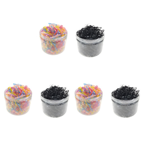 3000Pcs Assorted Disposable Rubber Bands Elastic Hair Ties for Styling 1