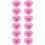 12Pcs Rosy Mini Hats for Party Artificial Doll Decorations 6