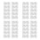 40 Pcs Universal Bed Frame Pegs Replacement Plastic Support 6