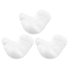 9Pcs White Foam Chicken Figures DIY Painting Kit for Kids Party Decor