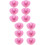12Pcs Rosy Mini Hats for Party Artificial Doll Decorations 8
