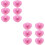 12Pcs Rosy Mini Hats for Party Artificial Doll Decorations 7