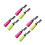 8Pcs Hair Dye Bottles Comb Applicator Assorted Color Storage 10