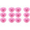 12Pcs Rosy Mini Hats for Party Artificial Doll Decorations 3