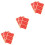 3 Pack Clear Nail Adhesive Tabs Tape False Stickers Double-Side Glue 5