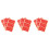 3 Pack Clear Nail Adhesive Tabs Tape False Stickers Double-Side Glue 4