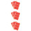 3 Pack Clear Nail Adhesive Tabs Tape False Stickers Double-Side Glue 8