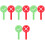 8 Pcs Reusable Answer Paddle For Classroom Teaching And Events 5