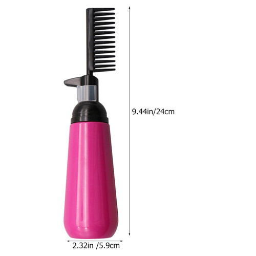 8Pcs Hair Dye Bottles Comb Applicator Assorted Color Storage 1