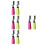 8Pcs Hair Dye Bottles Comb Applicator Assorted Color Storage 11
