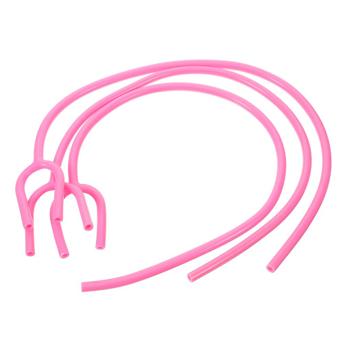 15Pièces Tubes Stéthoscope Accessoires Extension PVC Rose