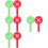 8 Pcs Reusable Answer Paddle For Classroom Teaching And Events 9