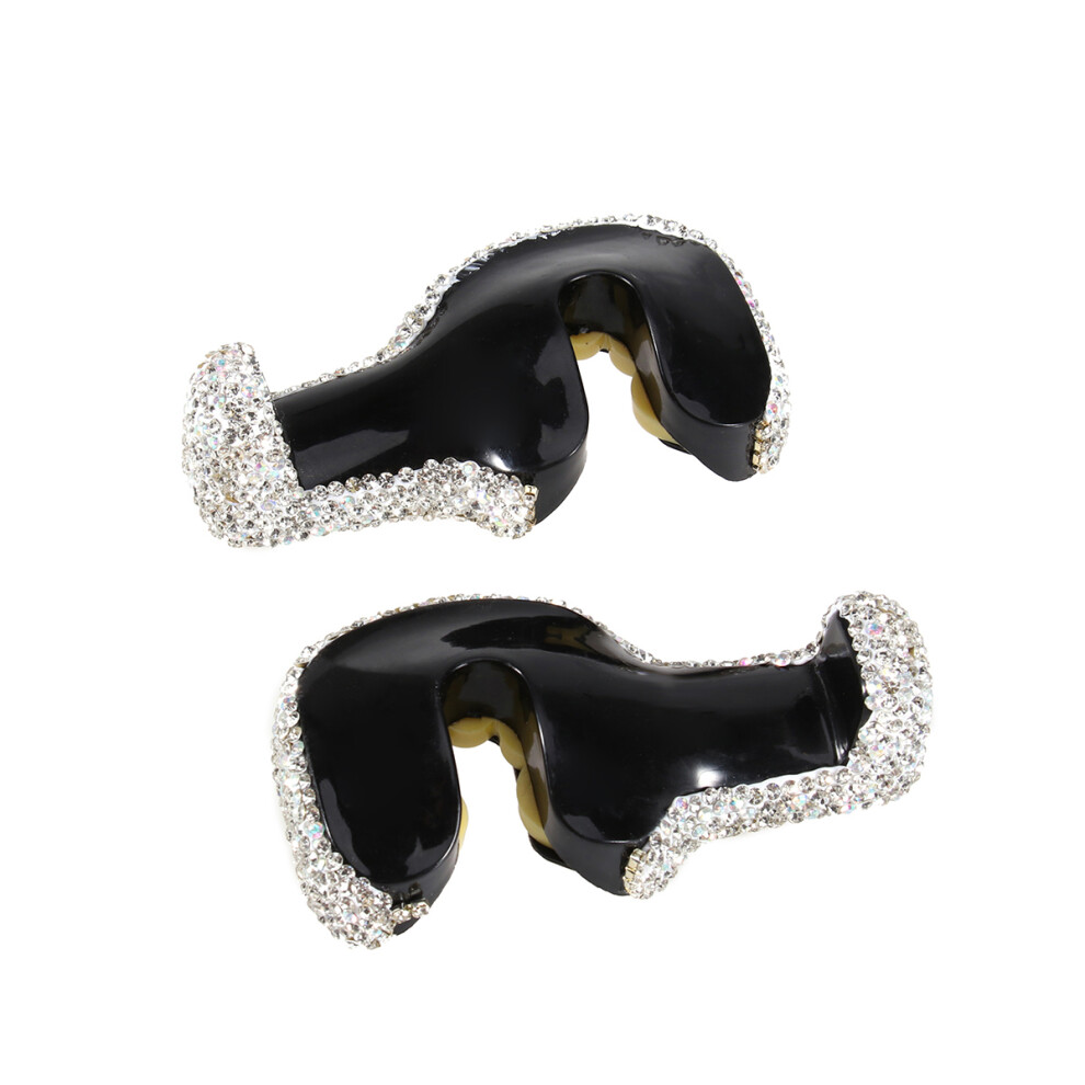 6Pcs Car Seat Back Hooks Abs Auto Headrest Bag Hook Hangers Black 3631485446983