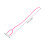 15Pièces Tubes Stéthoscope Accessoires Extension PVC Rose 2