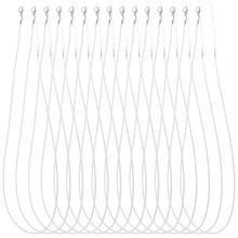 400Pcs White Waxed Necklace Rope Adjustable DIY Pendant String