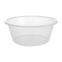 2St Plastic Waskommen Voor Badkamer En Keuken, Lichtgrijs En Slijtvast
