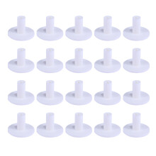 40 Pcs Golf Tee Equipment Tpr Outdoor White