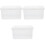 3Pcs PP Plastic Baby Wipe Container Transparent Refillable Storage Box 5