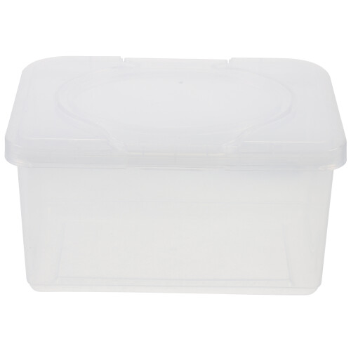 3Pcs PP Plastic Baby Wipe Container Transparent Refillable Storage Box