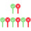 8 Pcs Reusable Answer Paddle For Classroom Teaching And Events 4