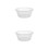 2Pcs Plastic Washbasin Large Capacity Face Cleansing Basin Light Grey 6
