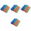 800 Pcs Colored Wooden Sticks Colorful Popsicle 3