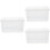 3Pcs PP Plastic Baby Wipe Container Transparent Refillable Storage Box 8