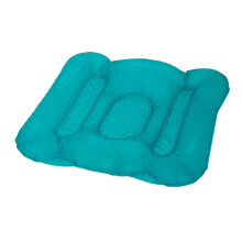 2Pcs Blue Inflatable Seat Cushion PVC Water Injection Bathtub Cushion