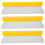3Pcs Trp Material Car Mirror Squeegee Windshield Wiper Yellow 7