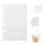 60Pcs White Punched Binder Refill Sheets for Sticker Collection 9
