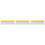 3Pcs Trp Material Car Mirror Squeegee Windshield Wiper Yellow 5