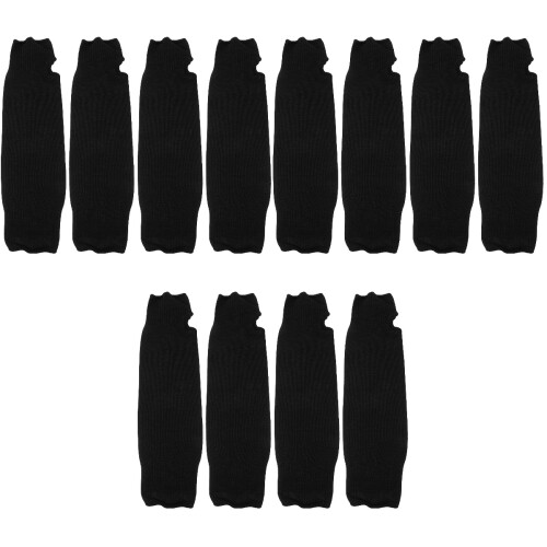 12Pcs Lightweight Black Arm Covers Slash and Scrape Resistant Sleeves 2