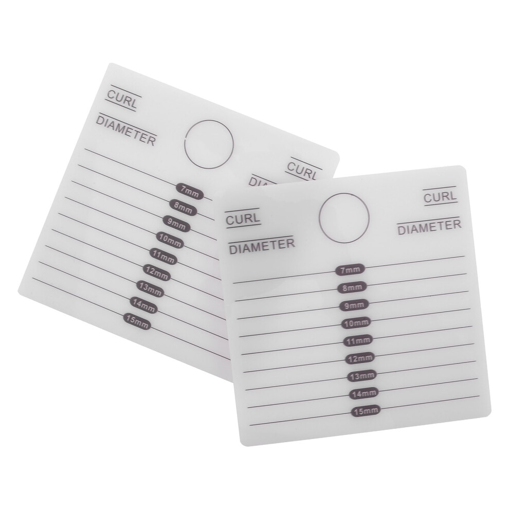 Ohphcall White 6Pcs Lash Extension Tray Acrylic Lash Accessories For Salons