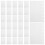 60Pcs White Punched Binder Refill Sheets for Sticker Collection 10